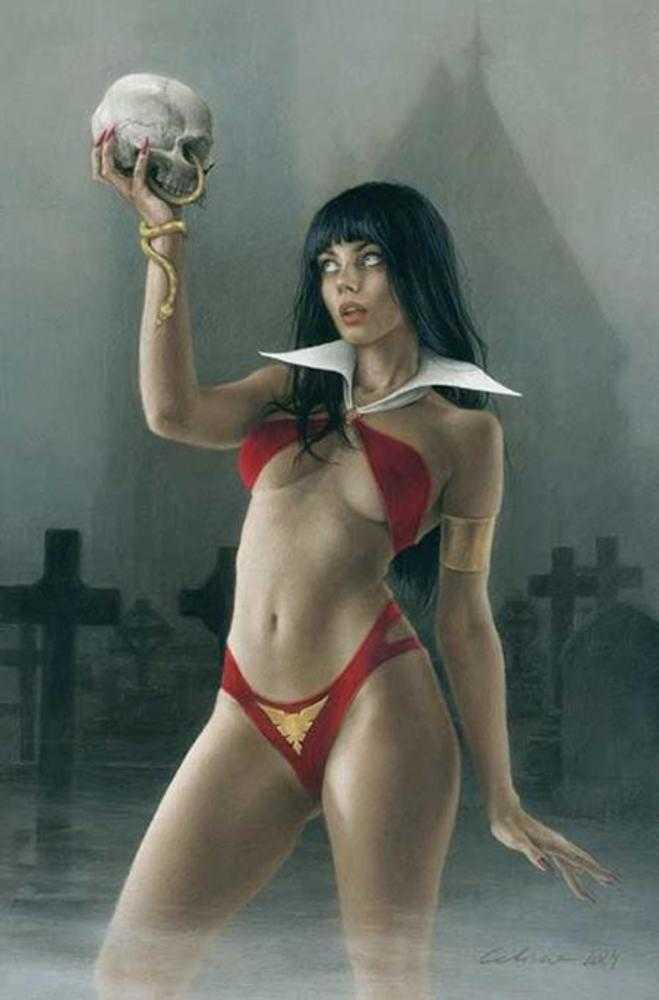 Vampirella (2025) 4 Cover L Inc Celina Full Art 1:15 Ratio Variant - Walt's Comic Shop