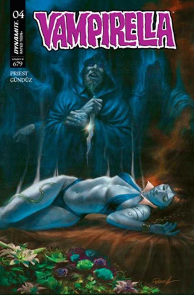 Vampirella (2025) 4 Cover O Lucio Parrillo Ultraviolet Foc Bonus Variant - Walt's Comic Shop