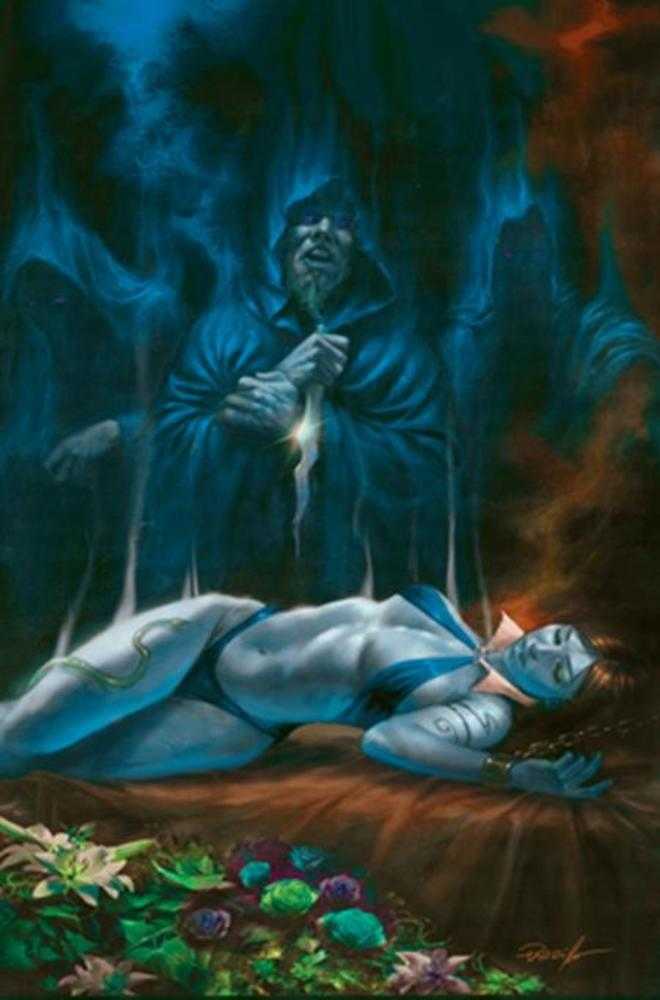 Vampirella (2025) 4 Cover Q Lucio Parrillo Virgin Ultraviolet Foc Bonus 1:10 Ratio Variant - Walt's Comic Shop