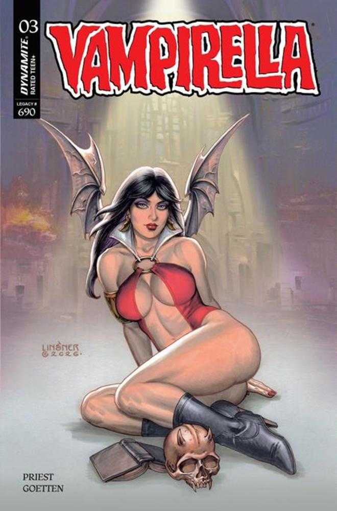 Vampirella (2026) 3 Cover C Joseph Michael Linsner Variant - Walt's Comic Shop