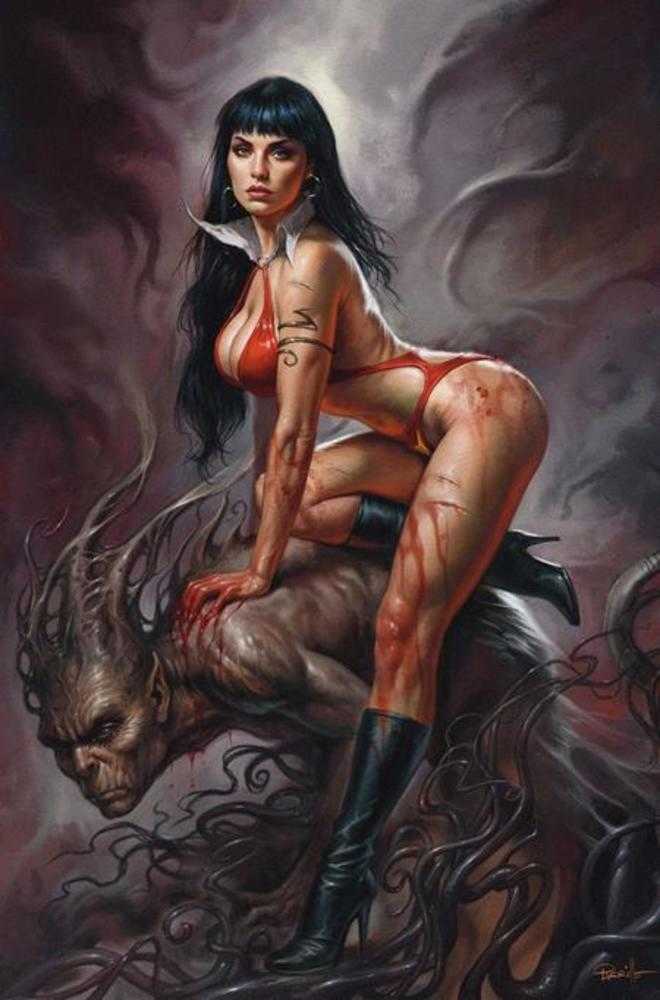 Vampirella (2026) 3 Cover K Lucio Parrillo Full Art 1:20 Ratio Variant - Walt's Comic Shop