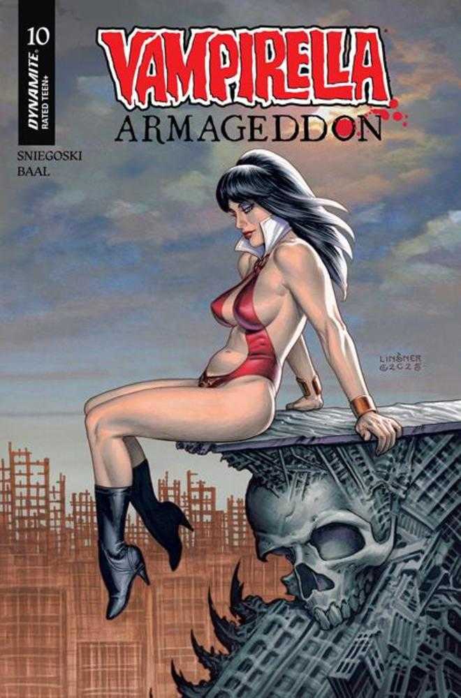 Vampirella Armageddon 10 Cover C Joseph Michael Linsner Variant - Walt's Comic Shop