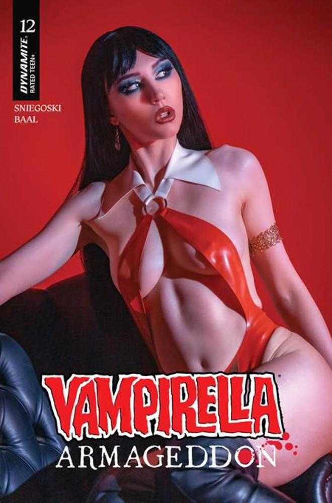 Vampirella Armageddon 12 Cover D Cosplay Lauren Delorean Variant - Walt's Comic Shop