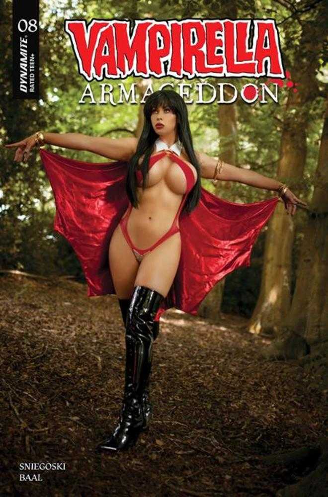 Vampirella Armageddon 8 Cover D Cosplay Variant - Walt's Comic Shop