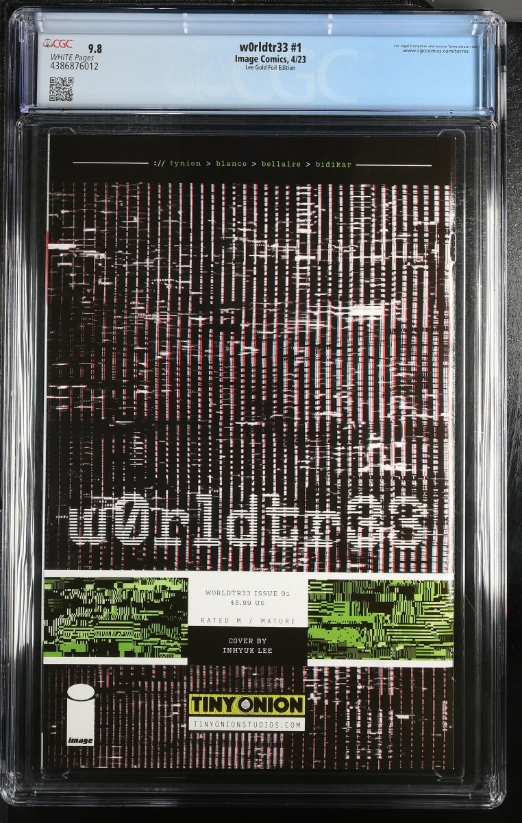 w0rldtr33 #1 Lee Gold Foil Edition CGC 9.8 - Walt's Comic Shop