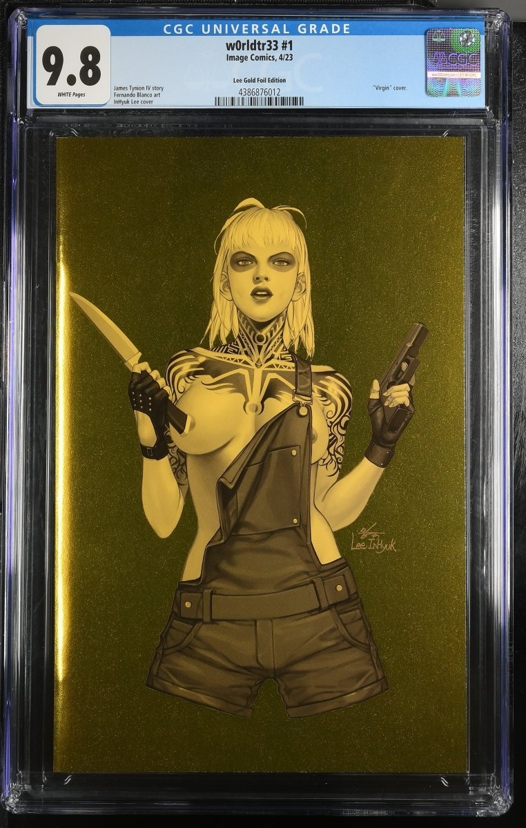 w0rldtr33 #1 Lee Gold Foil Edition CGC 9.8 - Walt's Comic Shop