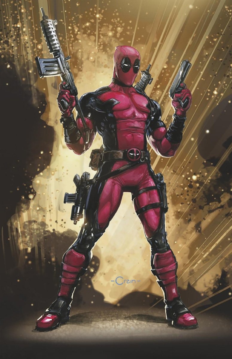 Wade Wilson: Deadpool 1 Clayton Crain Full Art 1:50 Ratio Variant - Walt's Comic Shop