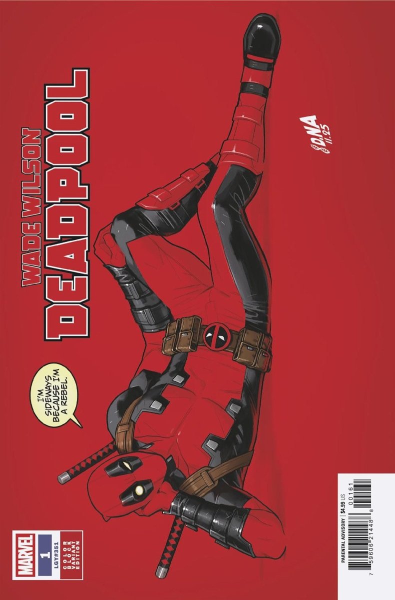 Wade Wilson: Deadpool 1 David Nakayama Color Block Red Variant - Walt's Comic Shop