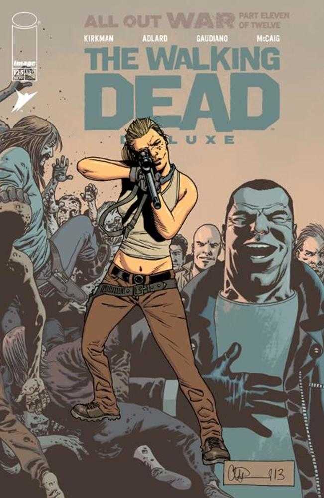 Walking Dead Deluxe 125 Cover B Charlie Adlard & Dave Mccaig Variant (Mature) - Walt's Comic Shop