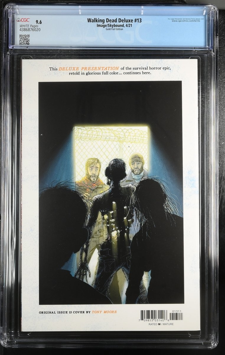 Walking Dead Deluxe #13 Gold Foil Edition CGC 9.6 - Walt's Comic Shop
