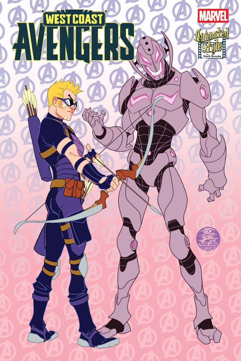 West Coast Avengers #4 Mark Brooks Animated - Style Variant - Walt's Comic Shop