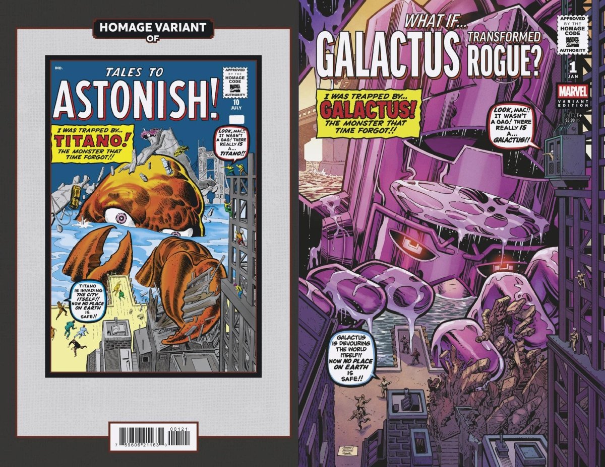 What If...? Galactus: Galactus Transformed Rogue? #1 Dan Jurgens Sci - Fi Homage V Ariant - Walt's Comic Shop