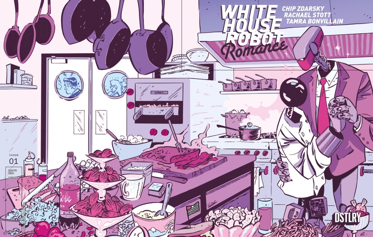White House Robot Romance 1 Elsa Charretier 1:10 Ratio Variant - Walt's Comic Shop