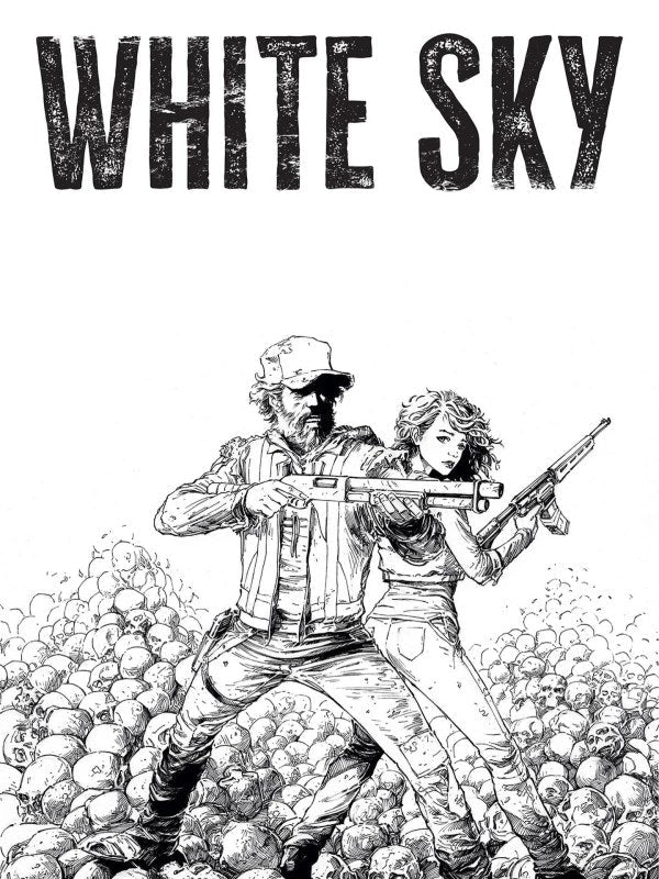 White Sky 1 2nd Printing B&W Thank You Rare Variant - Walt's Comic Shop