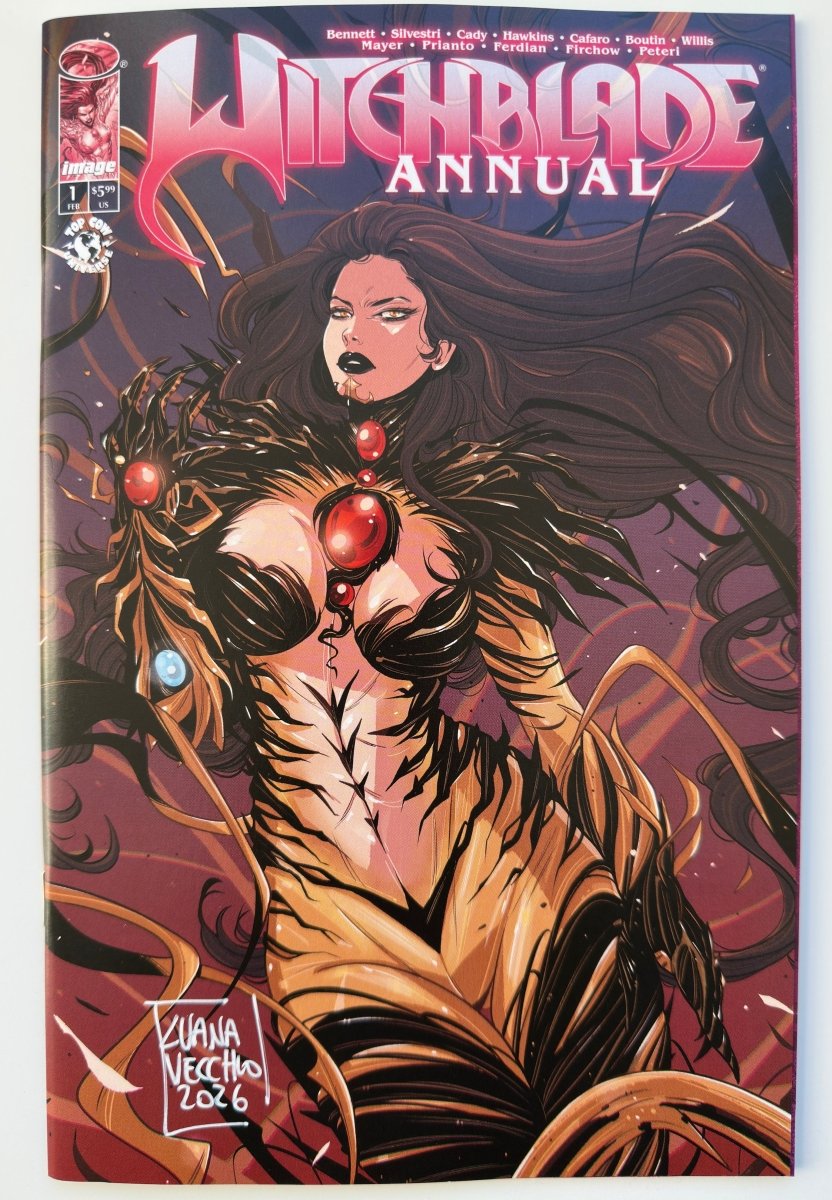 Witchblade Annual 2026 1 Walt's Comic Shop Exclusive Variant by Luana Vecchio (Limited to 500) SIGNED Copy - Walt's Comic Shop