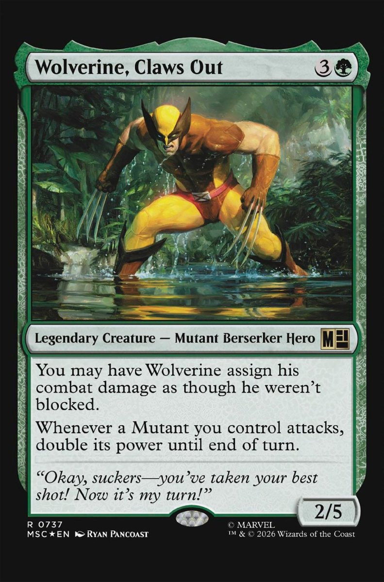 Wolverine 22 Classified Artist Magic: The Gathering Variant - Walt's Comic Shop