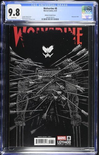 Wolverine 8 Daniel Johnson Variant Cover CGC 9.8 - Walt's Comic Shop