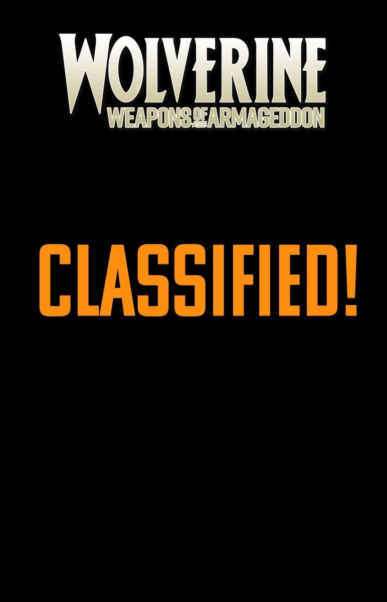 Wolverine: Weapons Of Armageddon 3 Michele Bandini Foreshadow Variant - Walt's Comic Shop