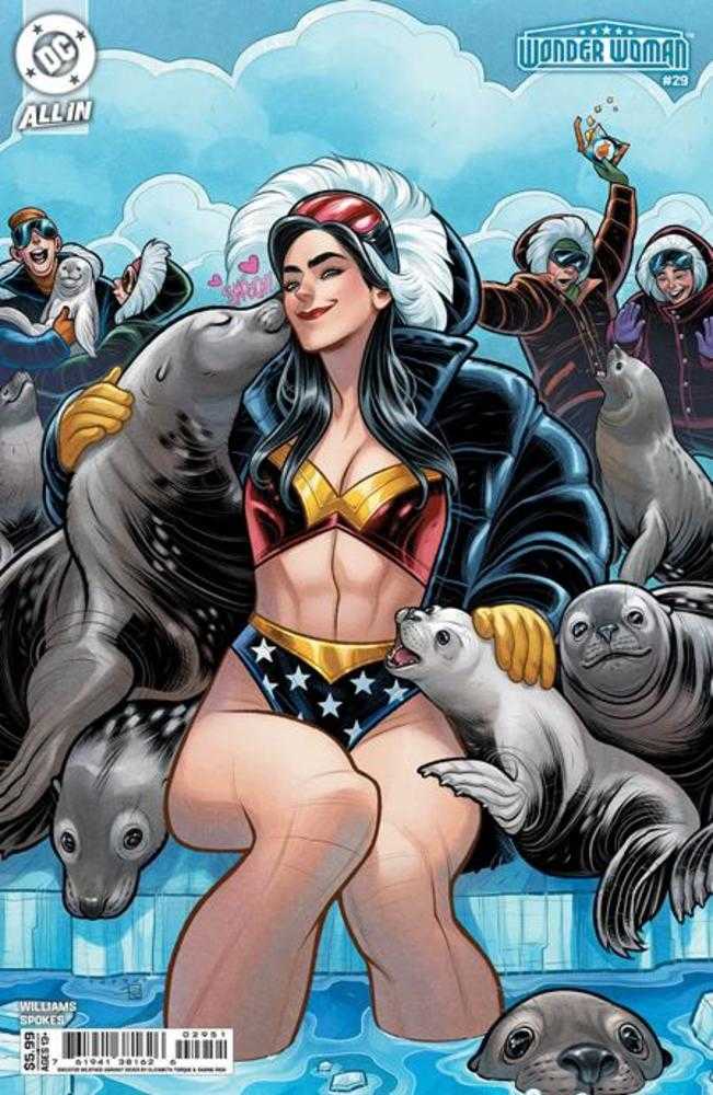Wonder Woman 29 Cover E Elizabeth Torque Sweater Weather Card Stock Variant - Walt's Comic Shop