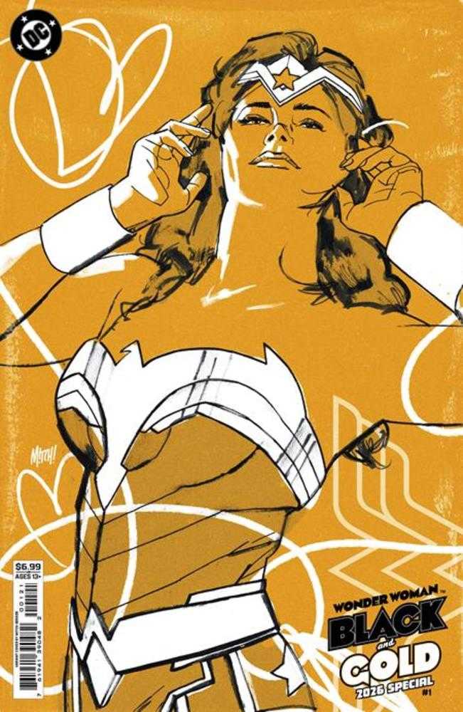 Wonder Woman Black & Gold 2026 Special 1 (One Shot) Cover B Mitch Gerads Card Stock Variant - Walt's Comic Shop