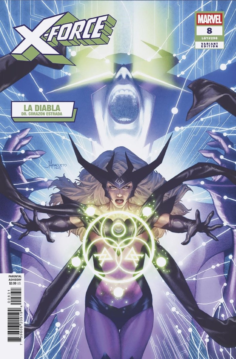 X - Force #8 Jay Anacleto La Diabla Variant - Walt's Comic Shop