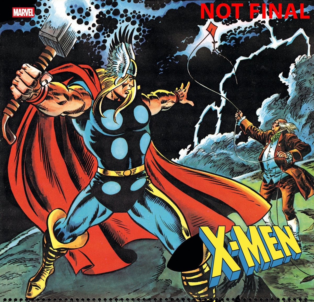 X-Men #24 John Buscema Bicentennial Calendar Hidden Gem 1:50 Ratio Var