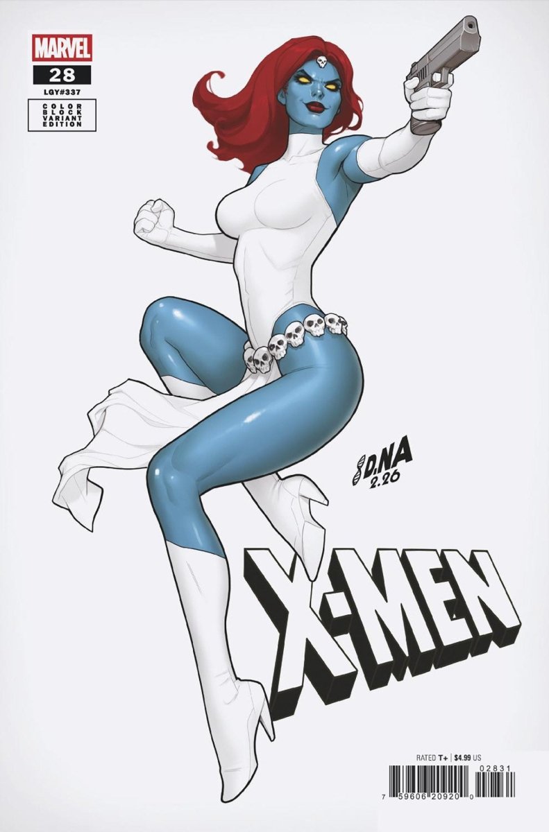 X - Men 28 David Nakayama Color Block White Variant - Walt's Comic Shop