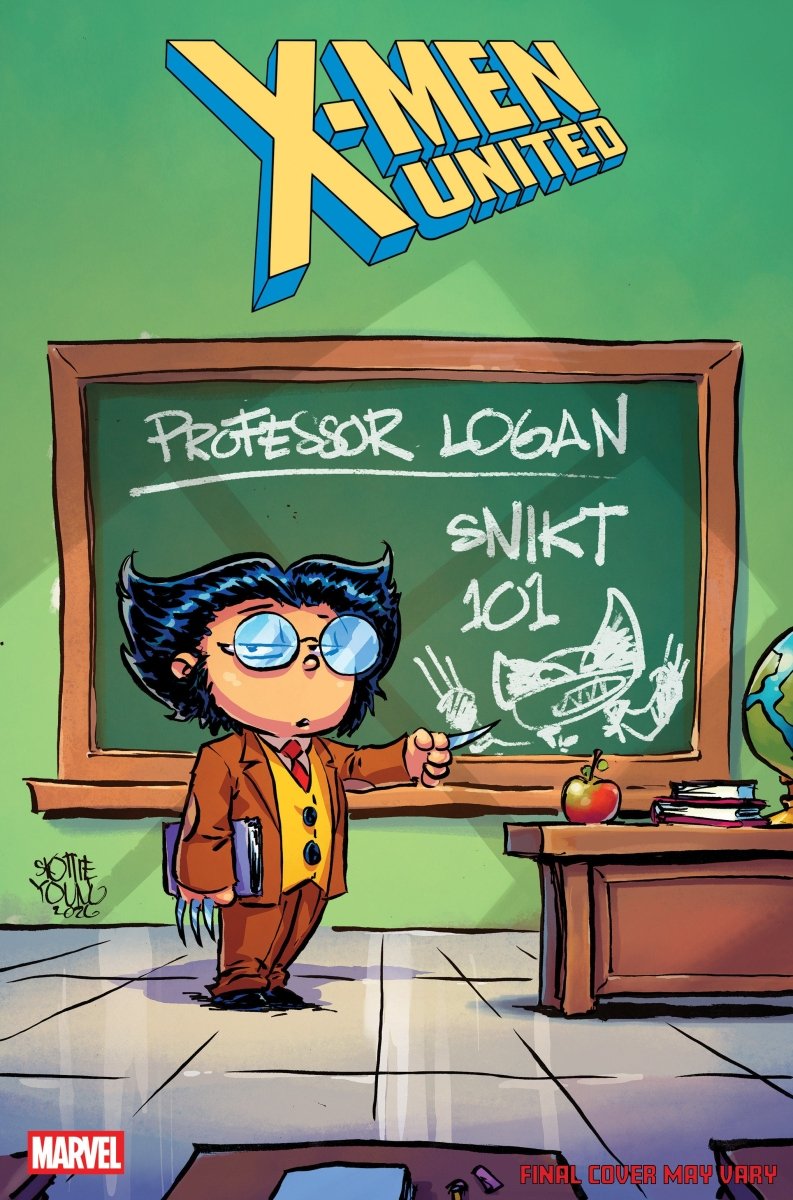 X - Men United 1 Skottie Young Variant - Walt's Comic Shop