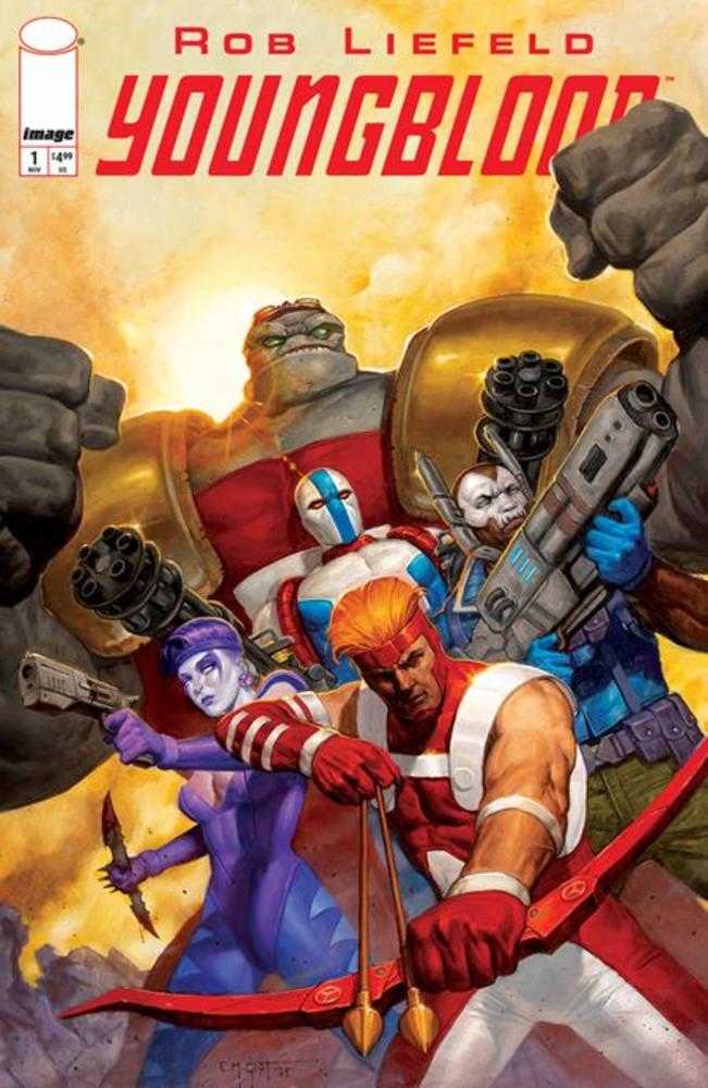 Youngblood 1 (2025) Cover I Em Gist 1:50 Ratio Variant - Walt's Comic Shop