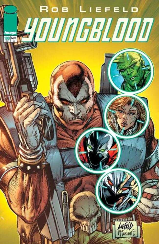 Youngblood 100 Cover O Rob Liefeld & Todd McFarlane Image Variant - Walt's Comic Shop