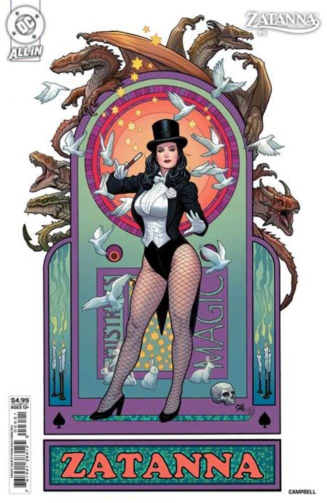 Zatanna 6 (Of 6) Cover B Frank Cho Card Stock Variant - Walt's Comic Shop