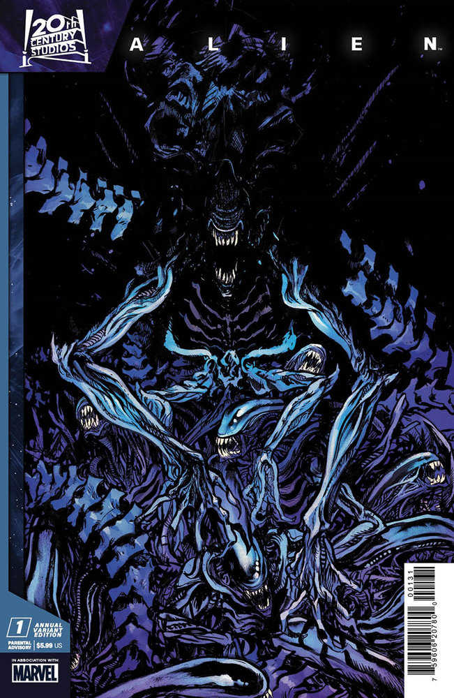 Alien Annual #1 Daniel Warren Johnson Variant - Walt's Comic Shop