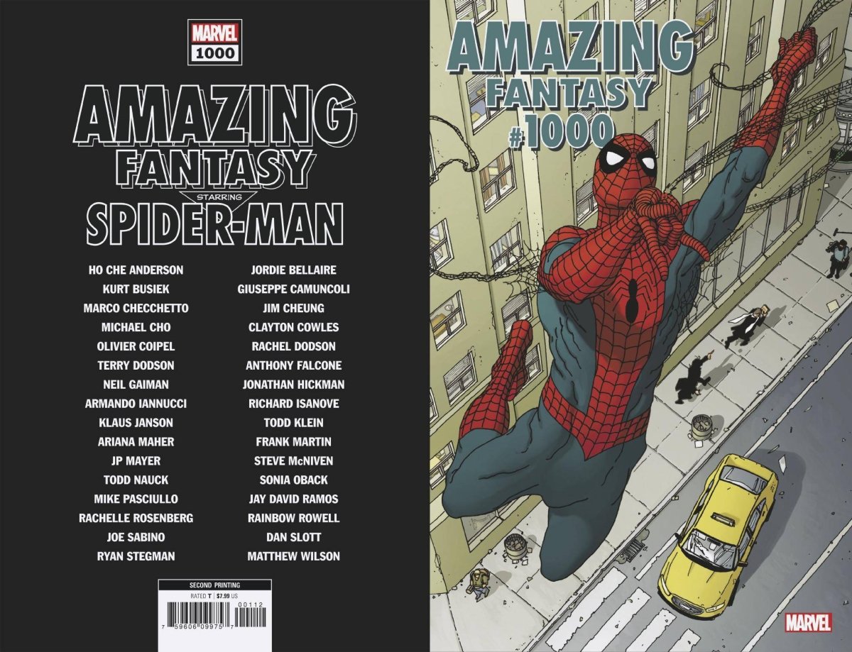 Amazing Fantasy #1000 2nd Ptg Mcniven Var - Walt's Comic Shop