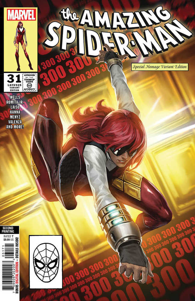 Amazing Spider-Man #31 2nd Print Skan Variant - Walt's Comic Shop