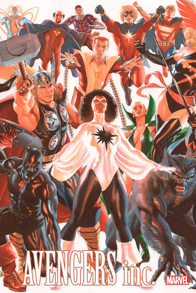 Avengers Inc. #1 Alex Ross Connecting Avengers Variant Part C - Walt's Comic Shop
