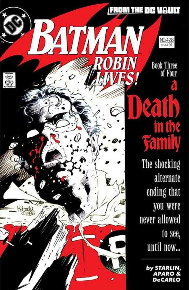 Batman #428 Robin Lives (One Shot) 2nd Print Cover A Mike Mignola - Walt's Comic Shop