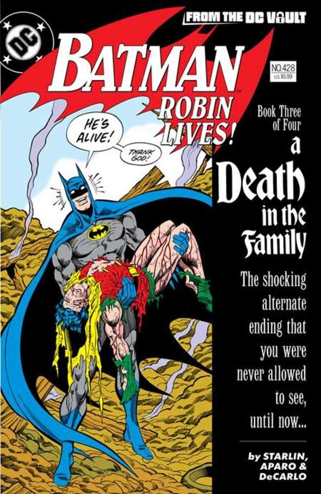 Batman #428 Robin Lives (One Shot) 2nd Print Cover B Jim Aparo Card Stock Variant - Walt's Comic Shop