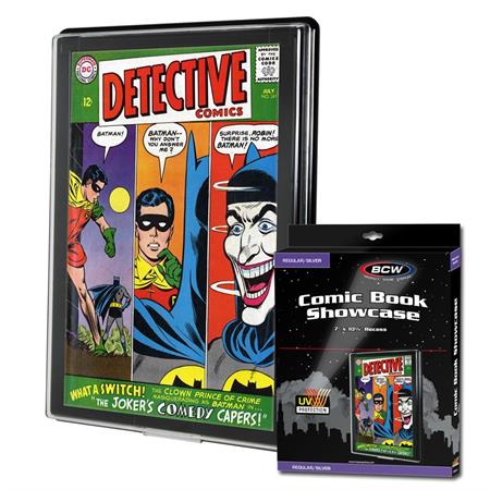 BCW Comic Book Display Case - Silver, UV - Walt's Comic Shop