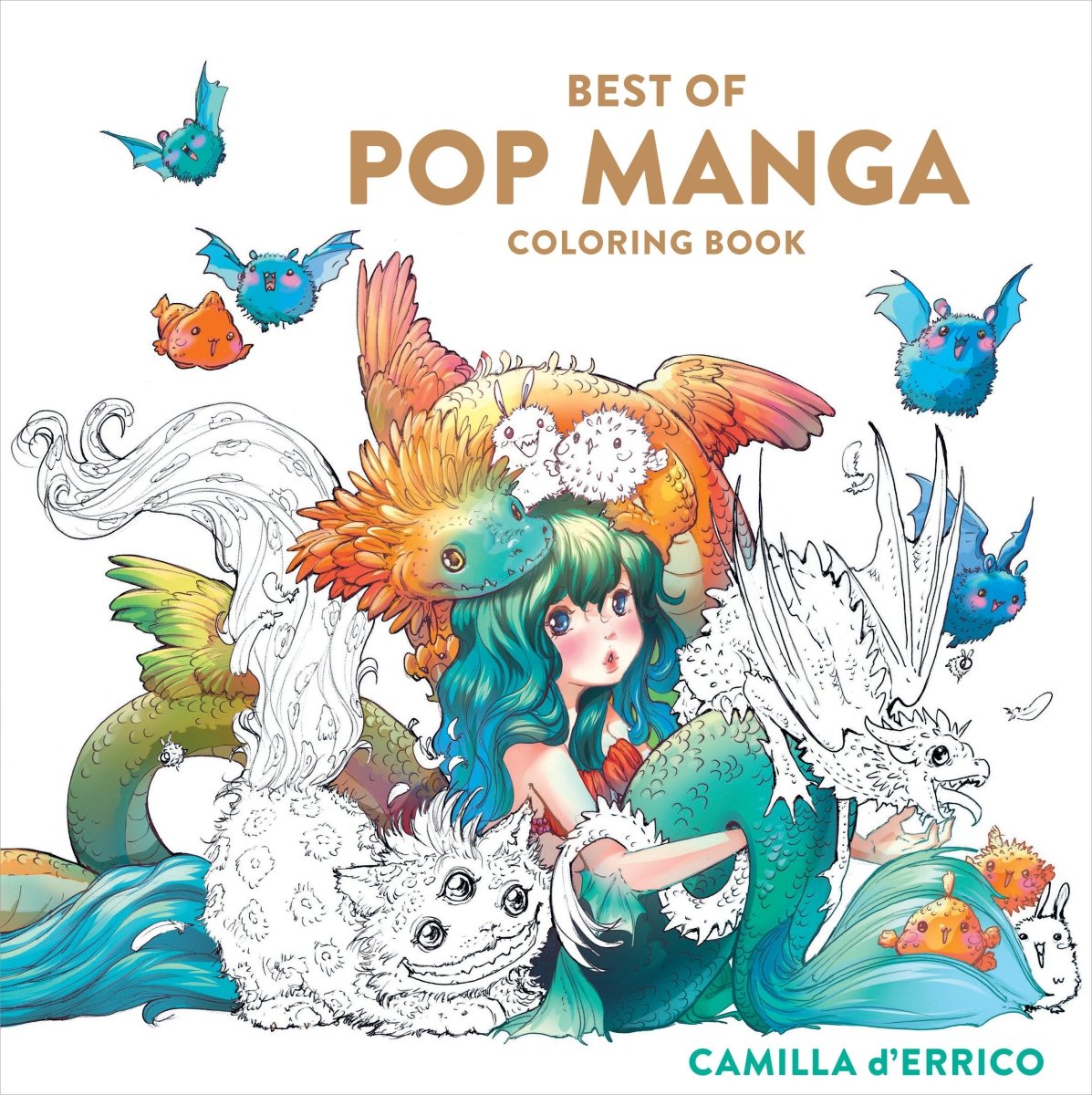 Best Of Pop Manga Coloring Book TP - Walt's Comic Shop