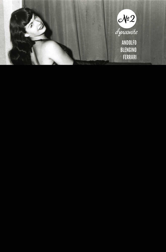 Bettie Page #4 Cover K Photo Black Bag (Mature) - Walt's Comic Shop