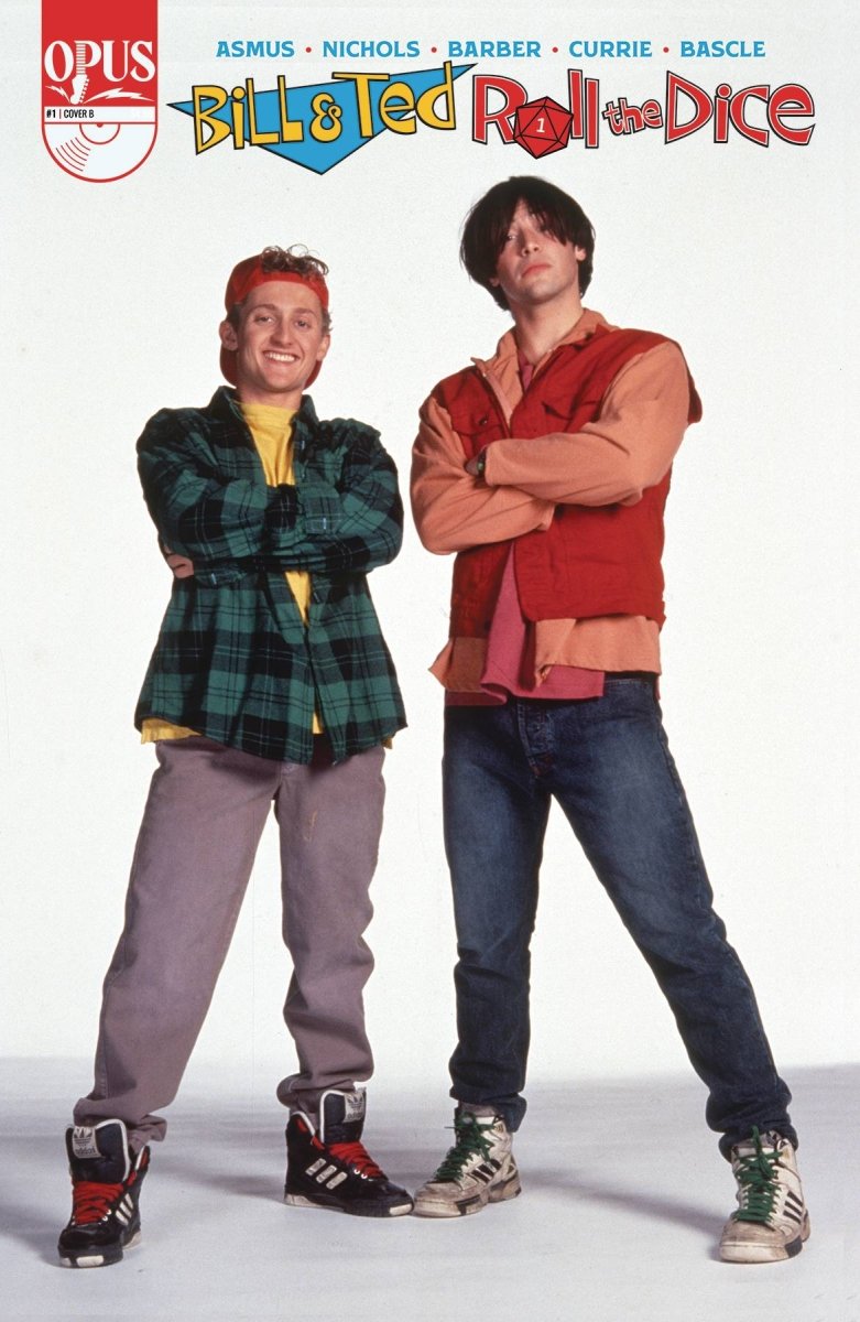 Bill & Ted Roll Dice #1 Cover B Photo - Walt's Comic Shop
