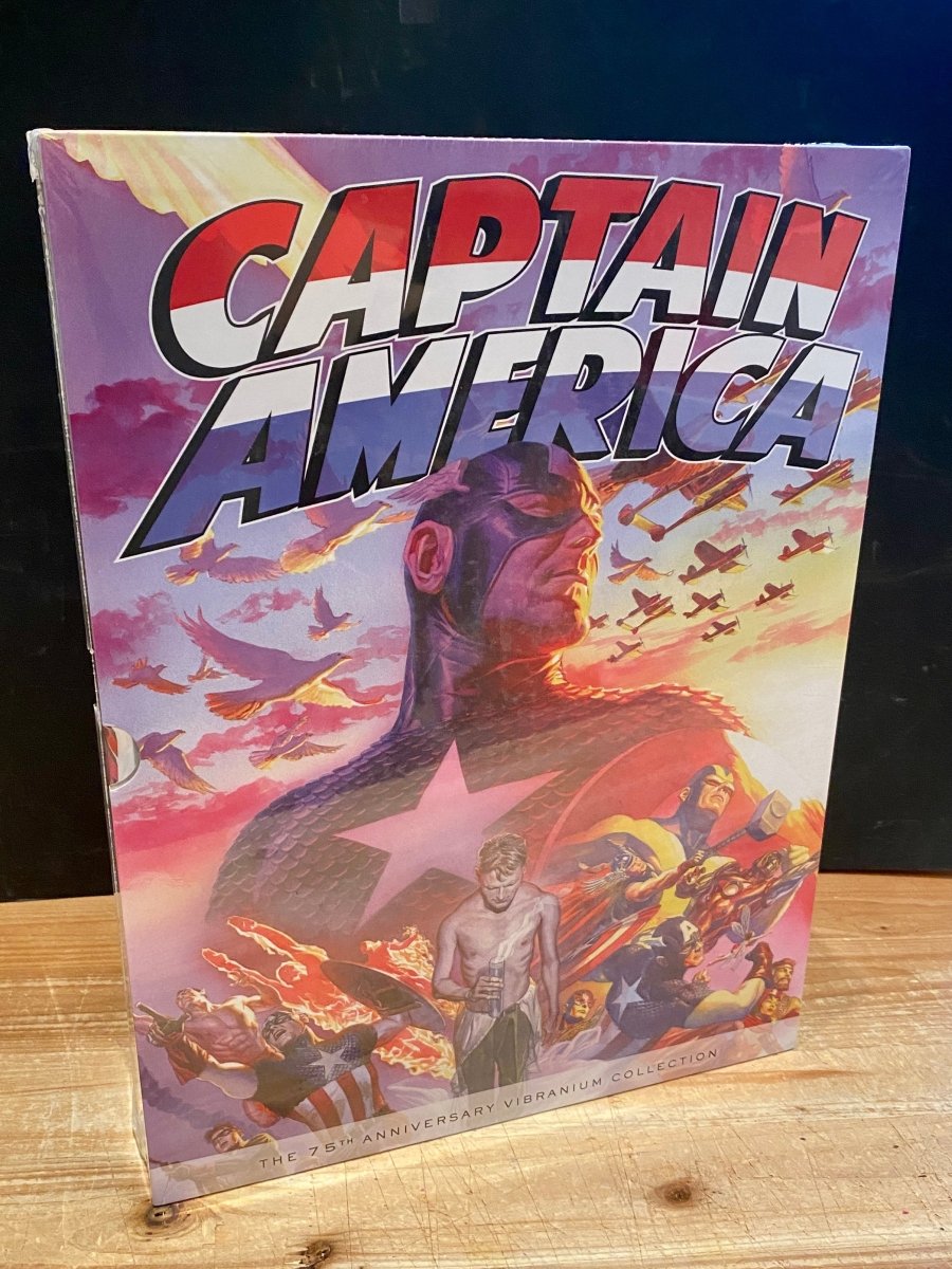Captain America 75th Anniversary Vibranium Collection HC *OOP* *GIGANTIC!* - Walt's Comic Shop