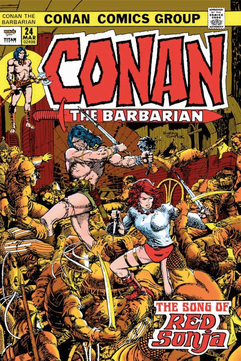 Conan Barbarian Original Omni DM Ed GN Vol 01 *PREVIEWS PRE-ORDER* *February 7, 2024* - Walt's Comic Shop