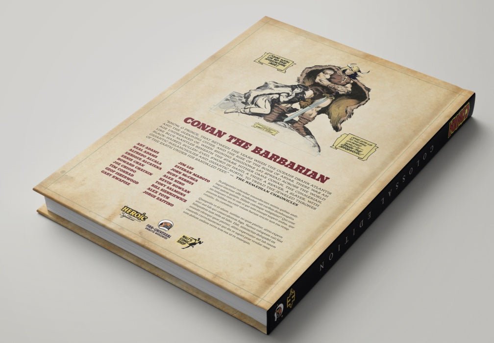 Conan the Barbarian - Colossal Edition HC Walt's Comic Shop Exclusive Neal Adams Variant *PRE-ORDER* - Walt's Comic Shop