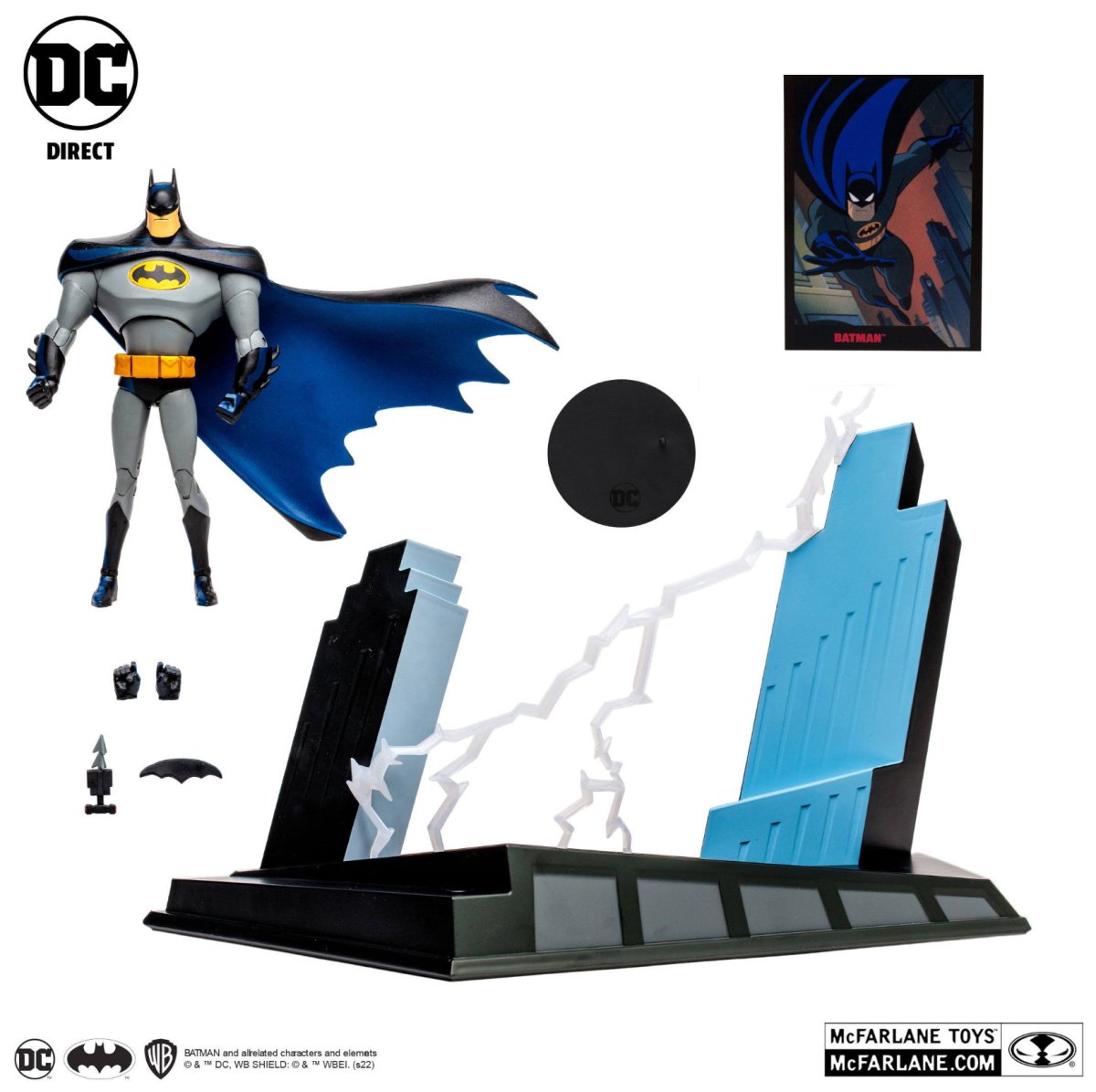 DC Multiverse Action Figure Batman The Animated Series (Gold Label) 18 cm - Walt's Comic Shop