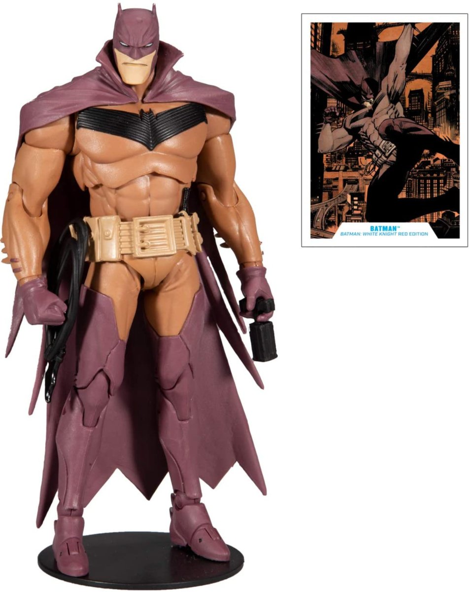 DC Multiverse Action Figure White Knight Batman (Red Variant) 18 cm - Walt's Comic Shop