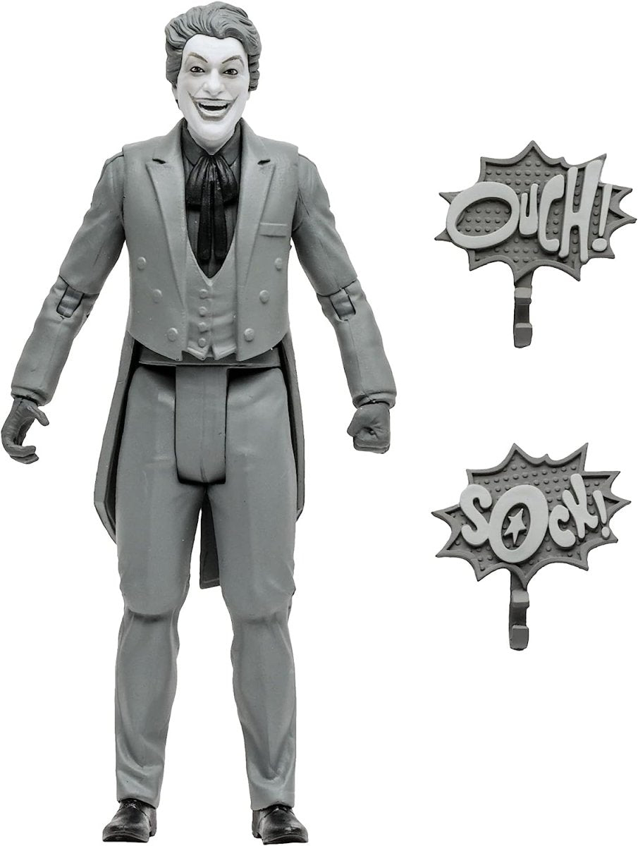 DC Retro Action Figure Batman 66 The Joker (Black & White TV Variant) 15 cm - Walt's Comic Shop