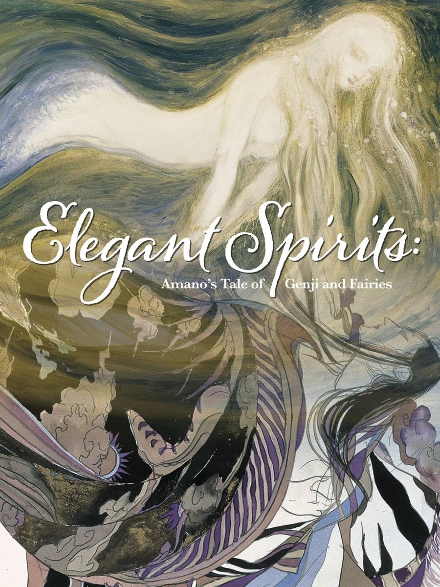 Elegant Spirits Amanos Tale Of Genji & Fairies HC - Walt's Comic Shop