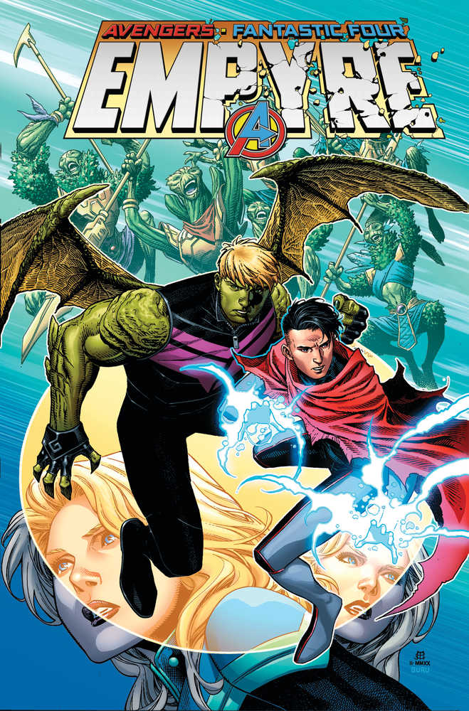Empyre Omnibus HC Cheung Hulkling Wiccan Direct Market Variant Cover *OOP* - Walt's Comic Shop