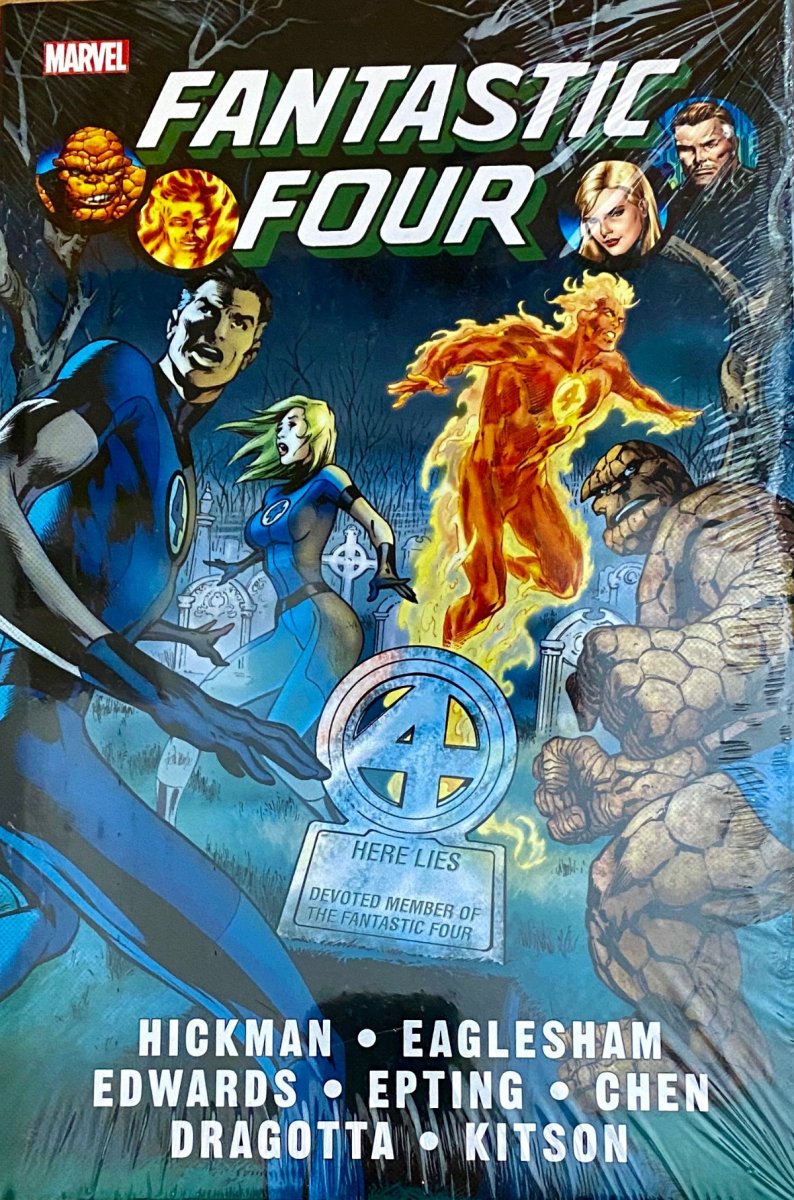 Fantastic Four By Jonathan Hickman Omnibus Vol. 1 HC Davis First Issue Cover [New Printing] - Walt's Comic Shop